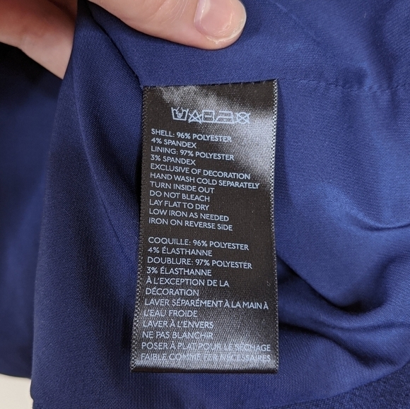 Urban Outfitters Cooperative Y2K Belted Navy Blue Button Front Mini Skirt - Picture 6 of 8